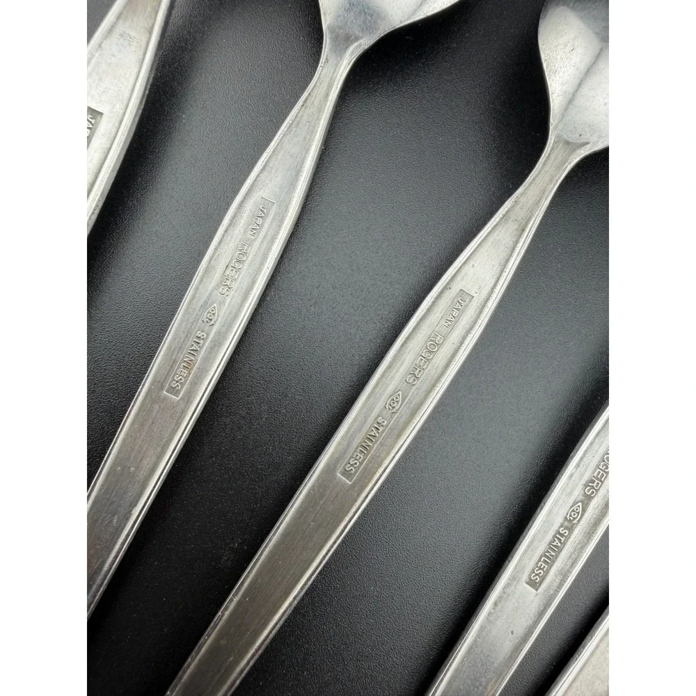 Rogers Ensenada Flatware 5pc Stainless 1 Fork‎ 4 Teaspoons Replacements READ